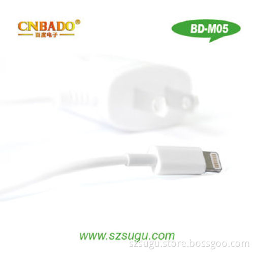2014 nice sale universal travel charger with cable for iPhone 5/5s